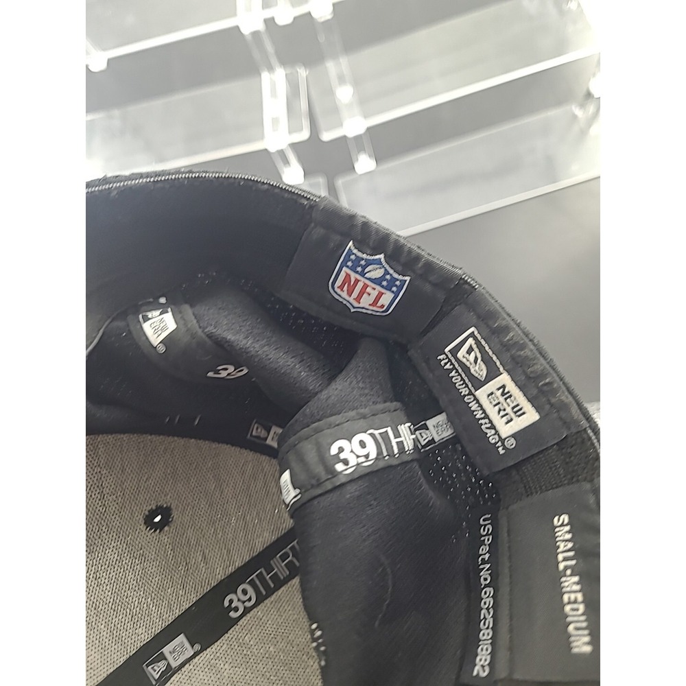 Green Bay‎ Packers NEW ERA 39THIRTY Small Medium Cap Hat Black Mesh Fitted Gold - Picture 8 of 8